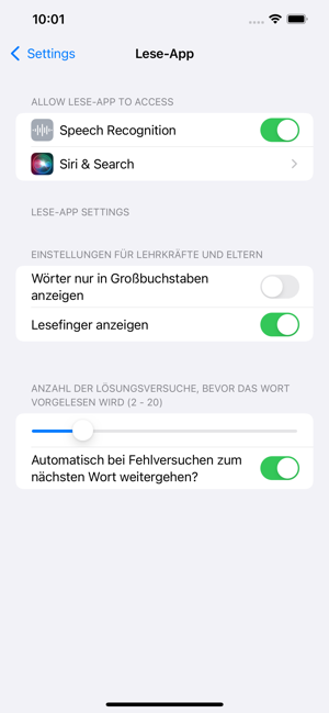 ‎Lese-App Screenshot